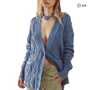 Free People Montana Cable Knit Sweater